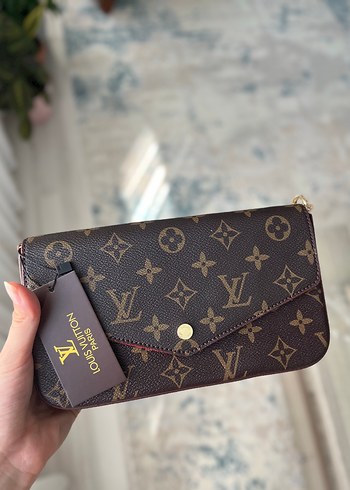 Louis Vuitton Kahverengi Deri Baskılı Kadın Çapraz Çanta - Görsel 2