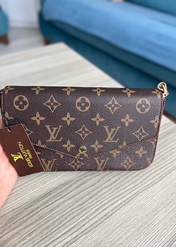 Louis Vuitton Kahverengi Deri Baskılı Kadın Çapraz Çanta - Görsel 3