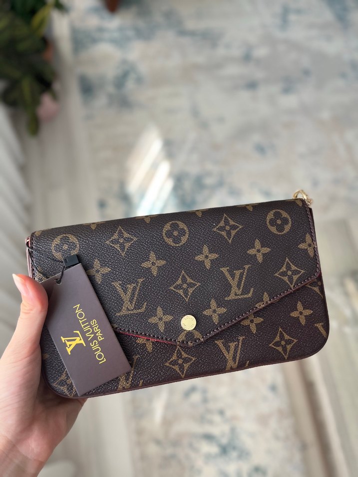 Louis Vuitton Kahverengi Deri Baskılı Kadın Çapraz Çanta - Görsel 2