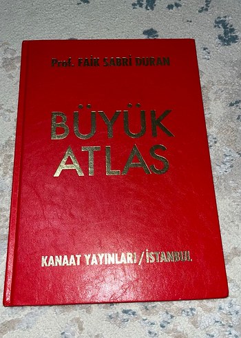 Prof. Faik Sabri Duran Büyük Atlas Kitabı - Görsel 2