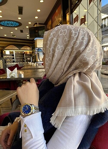 Bej Gucci Şal