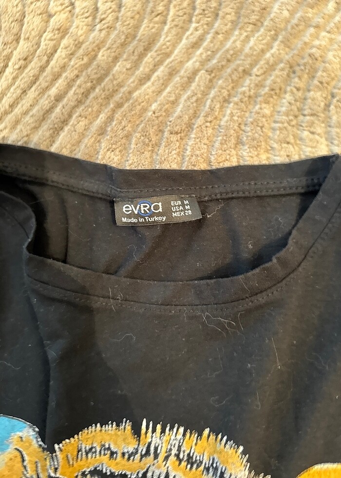 M beden oversize tişört - Görsel 3