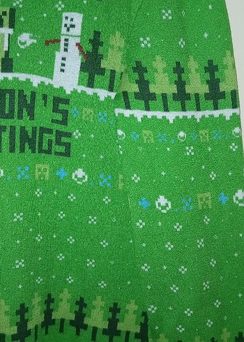 Orijinal Minecraft triko kazak 10-11 yaş - Görsel 3