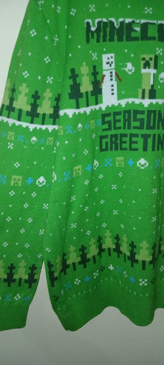 Orijinal Minecraft triko kazak 10-11 yaş - Görsel 2