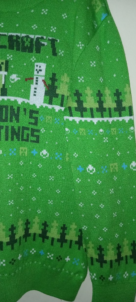 Orijinal Minecraft triko kazak 10-11 yaş - Görsel 3