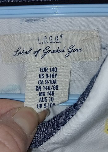 Orijinal H&M Logg gömlek 9-10 yaş - Görsel 4