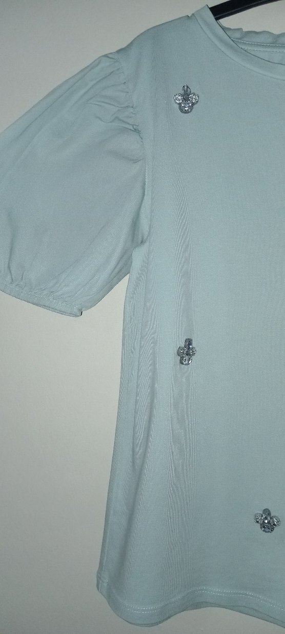 Zara marka taşlı bluz 9-10 yaş - Görsel 2