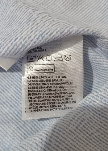 Orijinal H&M marka gömlek 9-10 yaş - Görsel 6