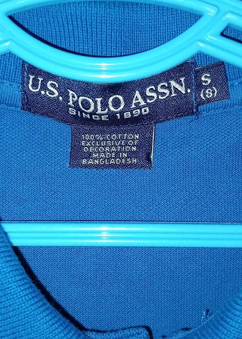 Amerikadan orijinal US.POLO ASSN. Polo yaka tshirt 9-10 yaş - Görsel 4