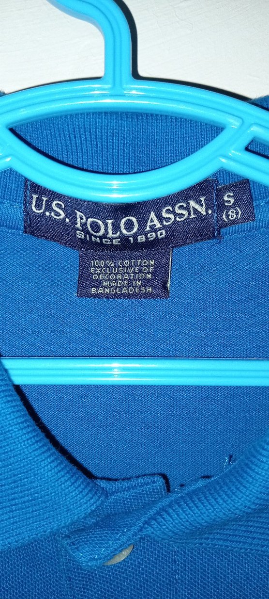 Amerikadan orijinal US.POLO ASSN. Polo yaka tshirt 9-10 yaş - Görsel 4