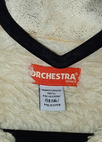 9 Yaş Beden Orchestra marka kürklü süet kaban 9-10 yaş