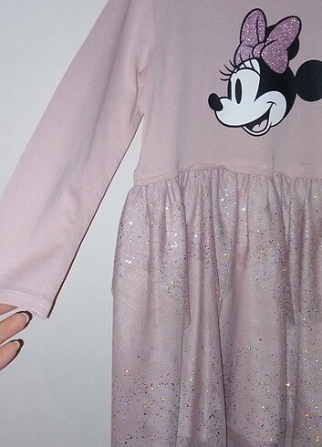 H&M Orijinal H&M Minnie mouse elbise 4-6 yaş