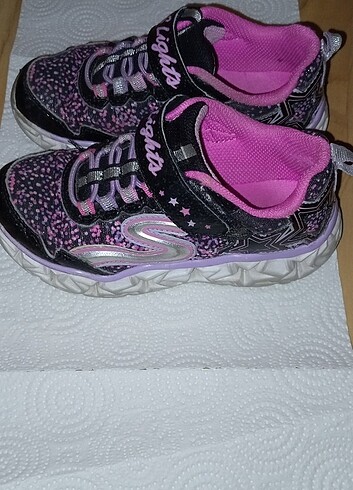 27 Beden Orijinal Skechers ışıklı spor ayakkabı 27 numara 