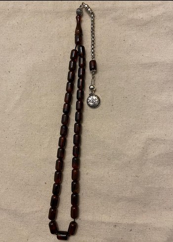 Kehribar Kahverengi Erkek Tesbih Beyrut damla Minimalist Tasarım - Görsel 5