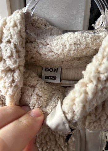 Kız ve erkek Çocuk Beyaz Kürklü Sweatshirt - Görsel 3