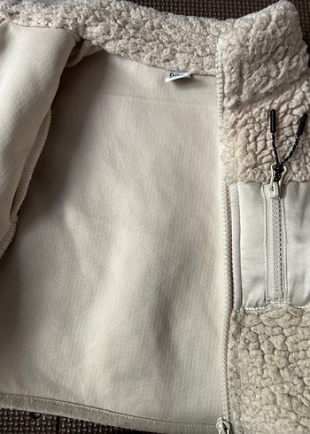 Kız ve erkek Çocuk Beyaz Kürklü Sweatshirt - Görsel 4