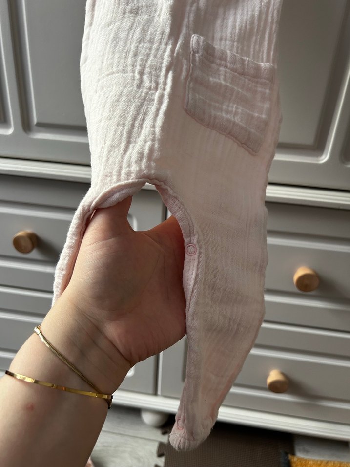 Beyaz Bebek Kız Tulum - Görsel 4