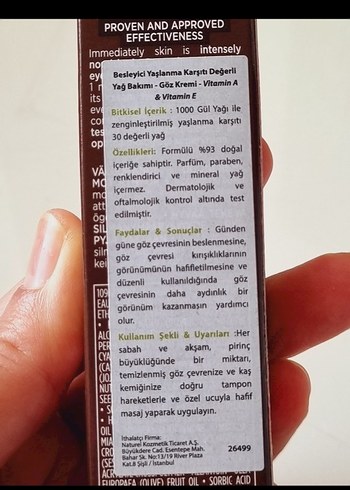 Kadınlar için Göz Çevresi Kremi - Görsel 7