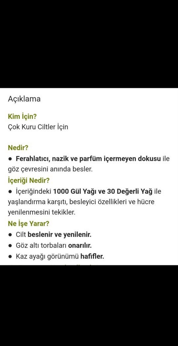 Kadınlar için Göz Çevresi Kremi - Görsel 3