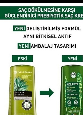 YVES ROCHER DÖKÜLME KARŞITI SAÇ KREMI