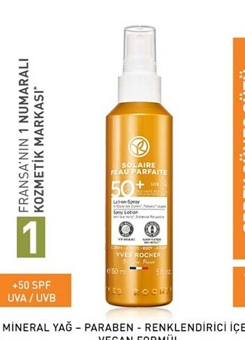 YVES ROCHER 50 KF GUNES SÜTÜ 