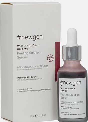 Atelier Rebul NEWGEN PEELİNG SOLUTION SERUM 30 ML
