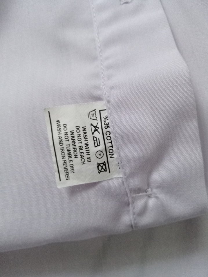 Düğmeli Kısa Kollu Lila Erkek Gömlek - Görsel 3