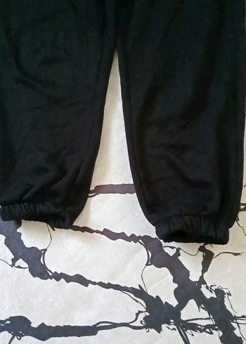 Siyah Rahat Kesim Kadın Eşofman Altı - Görsel 4