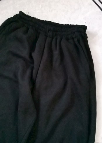 Siyah Rahat Kesim Kadın Eşofman Altı - Görsel 5