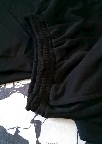 Kadın Siyah Rahat Kesim Eşofman Altı - Görsel 4