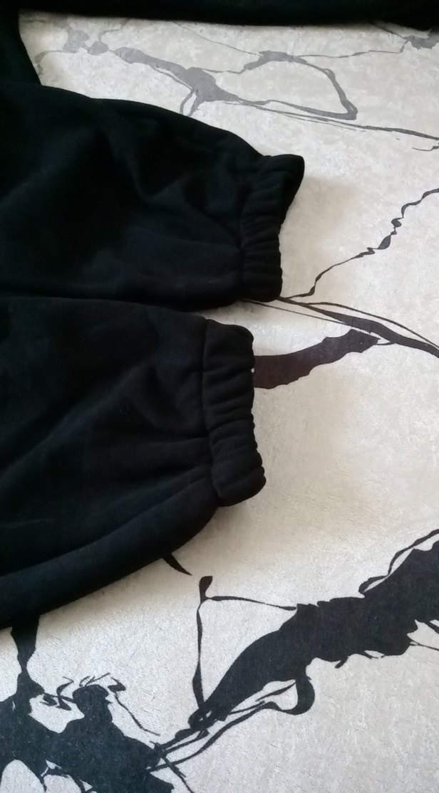 Kadın Siyah Rahat Kesim Eşofman Altı - Görsel 3