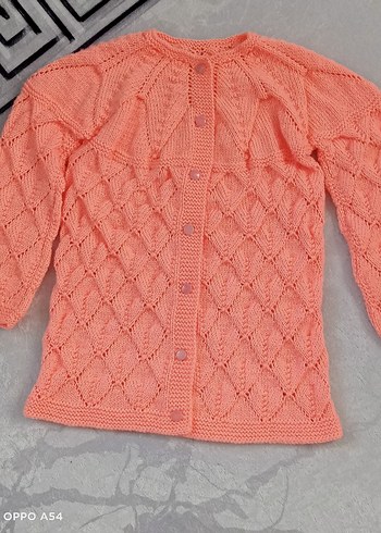 Örgü Kız Çocuk Hırka - Görsel 4