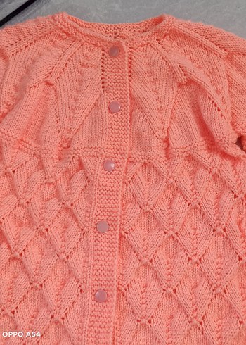 Örgü Kız Çocuk Hırka - Görsel 3