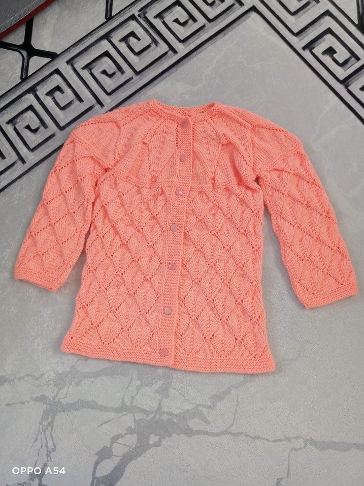 Örgü Kız Çocuk Hırka - Görsel 5