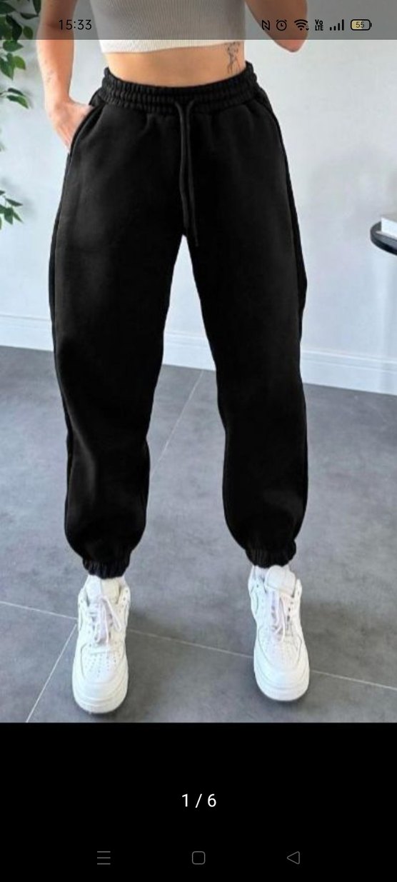 Erkek Siyah Salaş Sweatshirt Kapşonlu oversize beden - Görsel 4