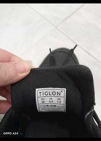 Siyah Erkek Spor Ayakkabı Velcro - Görsel 3