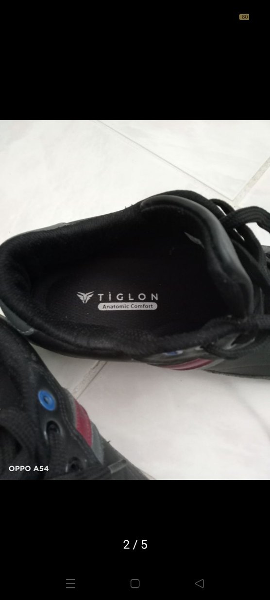 Siyah Erkek Spor Ayakkabı Velcro - Görsel 4