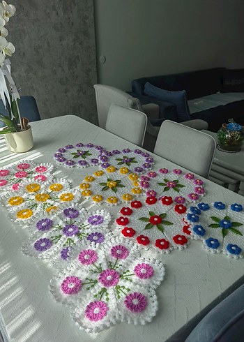 Beden Renkli Çiçek Desenli Banyo Lifleri