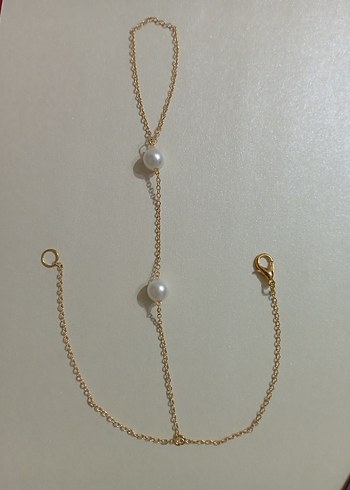 İnce Zincir Detaylı Kadın El Zinciri - Görsel 2