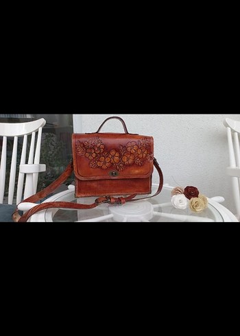 hakiki deri bayan çantası - Görsel 2