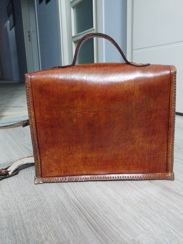 hakiki deri bayan çantası - Görsel 4