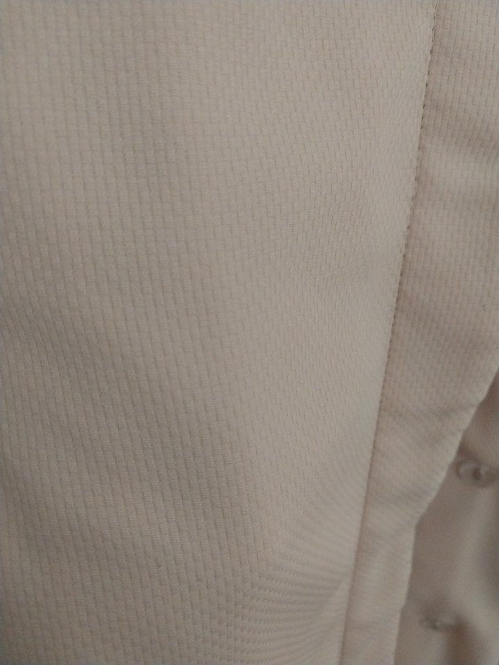 Pudra rengi Kadın pardesü - Görsel 4