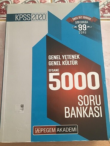 2020 PEgem Kpss GY/GK SORU BANKASI