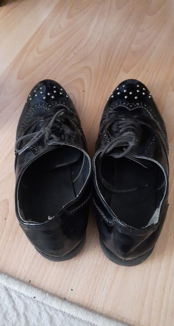 Parlak Siyah Deri ayakkabı - Görsel 3