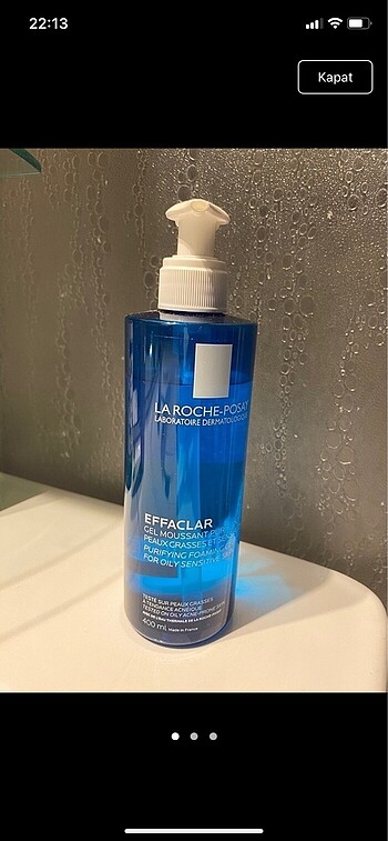 la roche posay effaclar yüz temizleme jeli