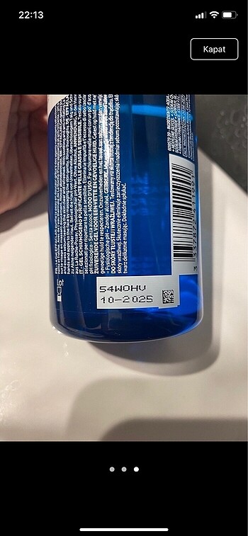  Beden la roche posay effaclar yüz temizleme jeli