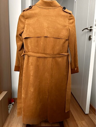 Stradivarius Stradivarius süet trençkot