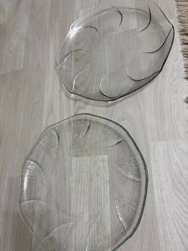 Vintage Tarzda 2 li Cam Tabak - Görsel 3