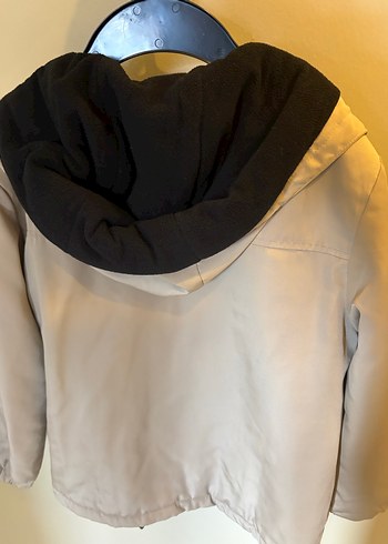 Erkek Çocuk Bej Düğmeli Rahat Mont - Görsel 2