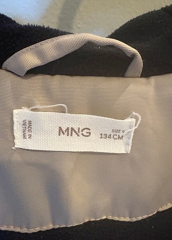 Erkek Çocuk Bej Düğmeli Rahat Mont - Görsel 5